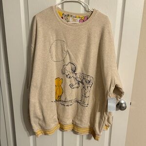 Disney Cream Sweatshirt with Winnie the Pooh Design